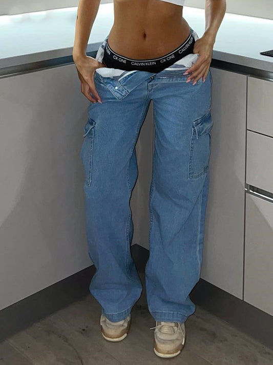 High Waist Cargo Pants Stylish